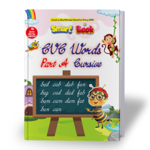 Kenbee Book CVC Words Cursive Writing Part-A for Kids Workbook