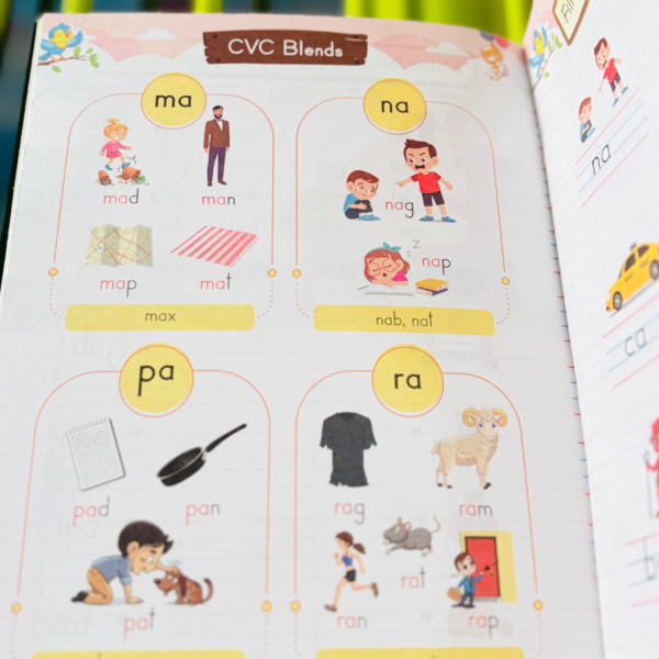 Back cover of Kenbee Edutech book showing the complete smart book curriculum series catalog and price detail.