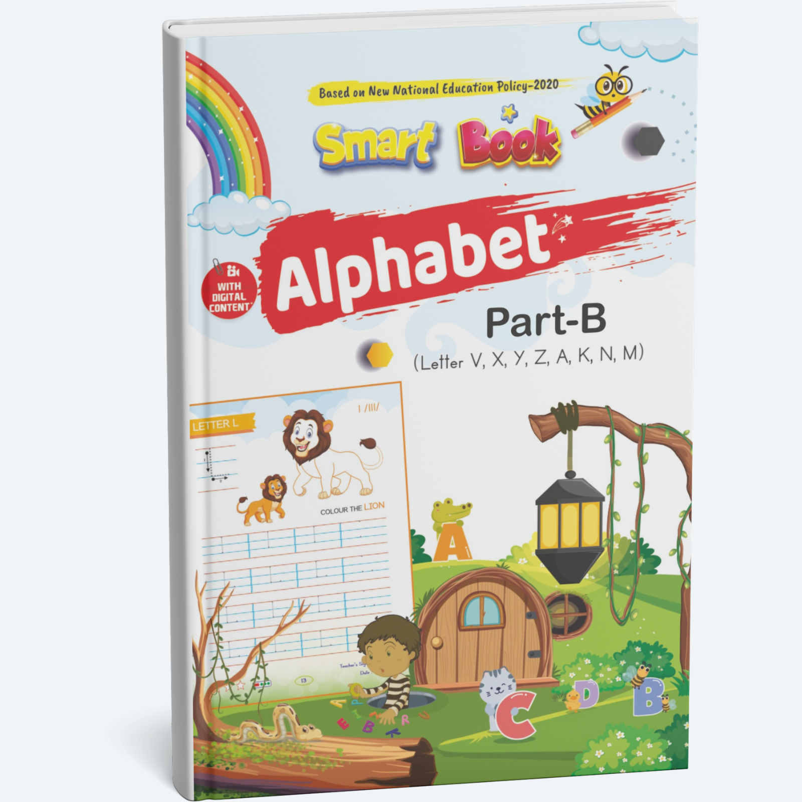 Kenbee Pre School Book - Alphabets - Nursery - Part B