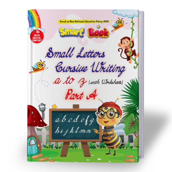 Kenbee Book Small Letters Cursive Writing Part-A for Kids