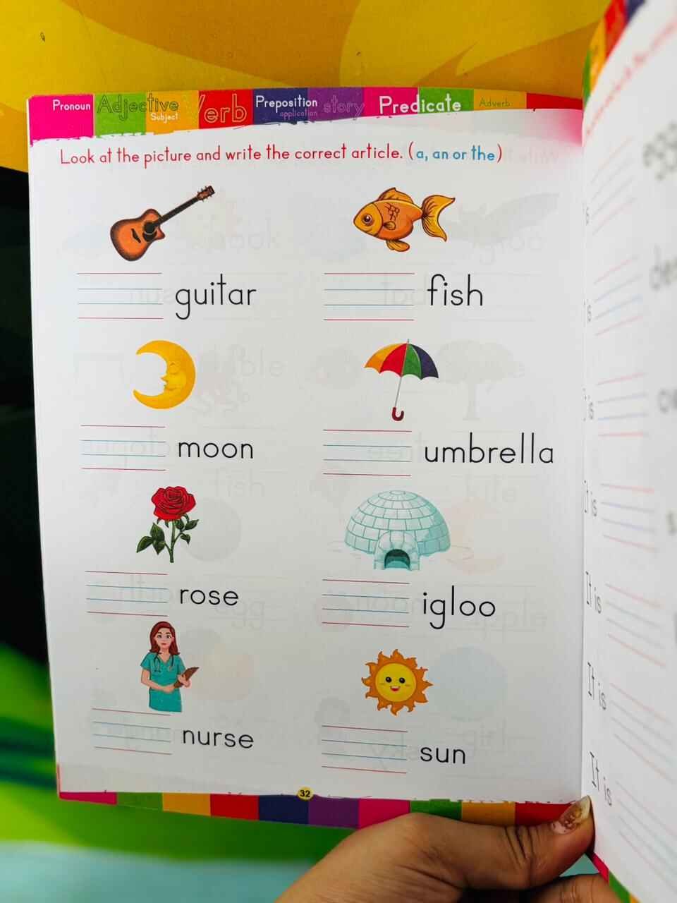 Third Sample inside page of Smart Book - Fun in Grammarland (Beginner)