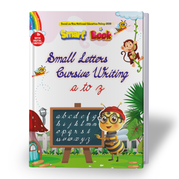 Kenbee Book Small Letters Cursive Writing a to z for Kids Book Cover