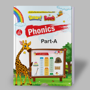Kenbee Book PREP Phonics Part-A Smart Book cover for preschool and kindergarten phonics learning with colorful illustrated design.