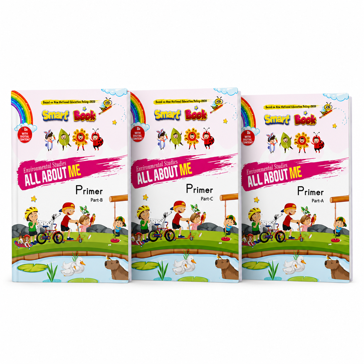 Kenbee Smart Book EVS Primer Complete Set including Part A Part B and Part C environmental studies activity books for Prep learners