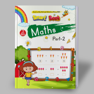 Kenbee Smart Book Maths Part-2 Primer colourful maths activity book cover for Prep learners