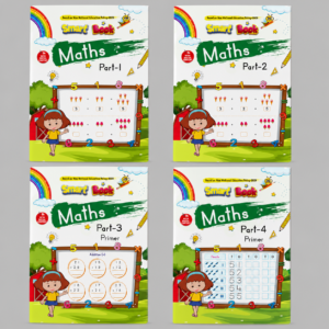 Kenbee Smart Book Maths Primer Complete Set with Part 1, Part 2, Part 3 and Part 4 books