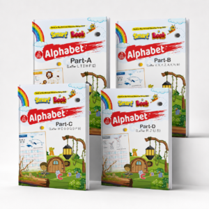 Alphabet for Nursery | English | Set of 4 Kenbee Pre-school Books